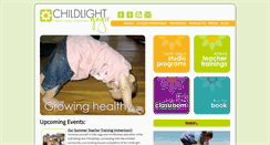 Desktop Screenshot of childlightyoga.com